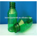 100ml round shape shape green plastic bottle
